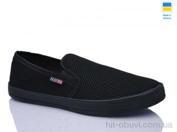 Слипоны DeMur 6-042 чорн