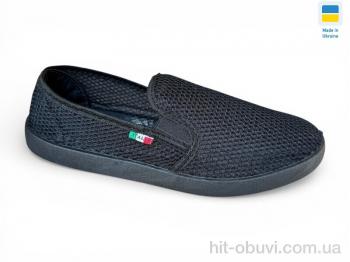 Слипоны Rai shoes 3100 чорний