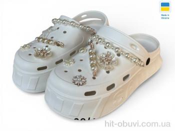 Кроксы Rai shoes 156-2 білий