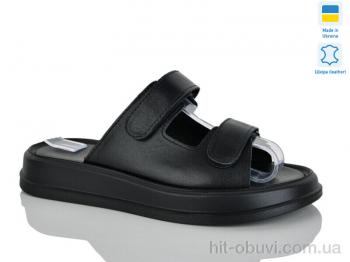 Шлепки Sali 248 чорний к.