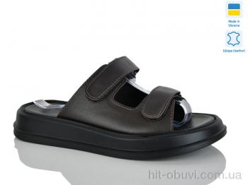 Шлепки Sali 248 коричн.к.