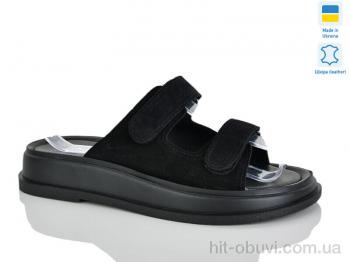 Шлепки Sali 248 чорний з.