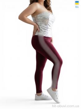 Лосины Sport style 50253 бордовий