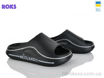 Шлепки Roks 507-010 чорний