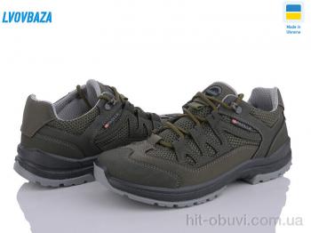 Кроссовки Lvovbaza Paolla ПАТ5-3713 хакі сітка