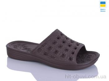 Шлепки Progress Крок ЖС19 шоколад