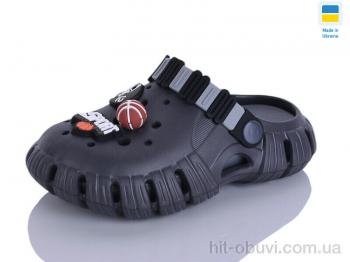 Кроксы Lot Shoes 012 графіт-т.сірий