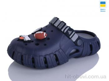 Крокси Lot Shoes 770 підліток т.синій-сірий