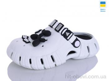 Крокси Lot Shoes 77 біло-чорний