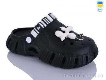 Кроксы DeMur 677 чорний