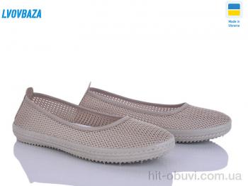 Балетки Lvovbaza Paolla Б8 бежевий