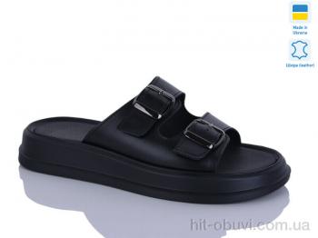 Шлепки Sali 91 чорний к.