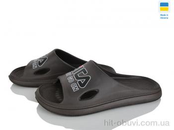 Шлепки Rai shoes С79 коричневий