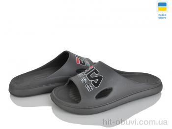 Шлепки Rai shoes С79 сірий