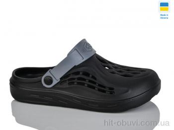 Кроксы Lot Shoes 129 чорно-сірий
