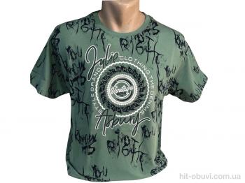 Футболка TurkishBrend 23008 зелений