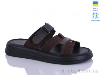 Шльопанці Sali 5-1 корич.з.