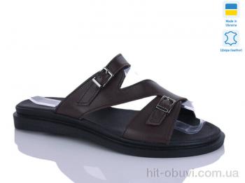 Шльопанці Sali 53 корич.к.