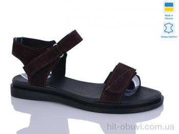 Босоножки Sali 13 шоколад з.