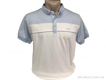 Футболка TurkishBrend 2002 біло-блакитний