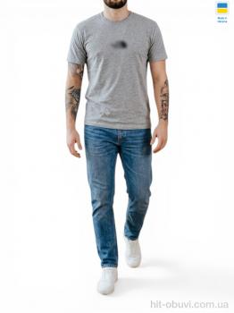 Футболка Sport style 01TF  батал сірий