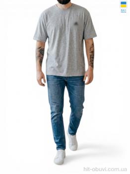 Футболка Sport style 01AD батал сірий