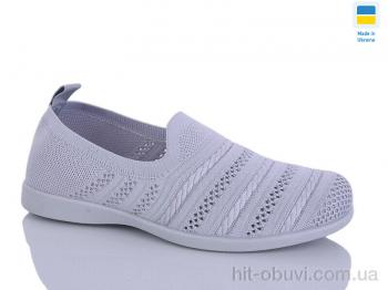 Слипоны DeMur 6710 сірий