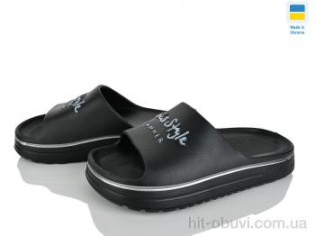 Шлепки Rai shoes 540-010 чорний