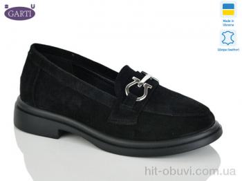 Туфли Garti 430 чорний замш