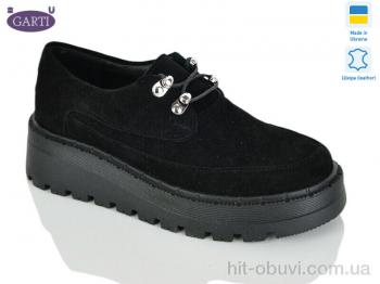 Туфли Garti 450 чорний замш