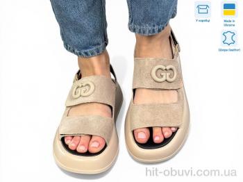 Босоніжки A.N.I.One 4077-GG беж з.