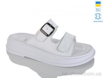 Шлепки Sali 10 білий к.