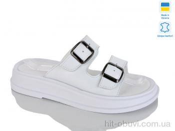 Шлепки Sali 91 білий к.