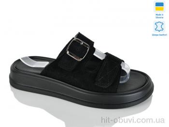 Шлепки Sali 10 чорний з.