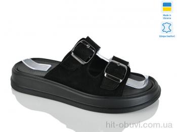 Шлепки Sali 91 чорний з.