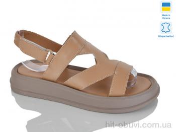 Босоніжки Sali 2126 карамель к.