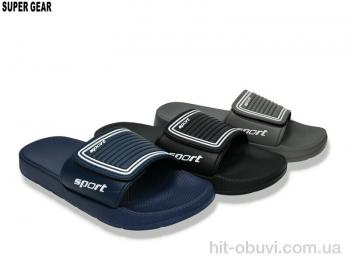Шлепки Super Gear 7827 липучка mix