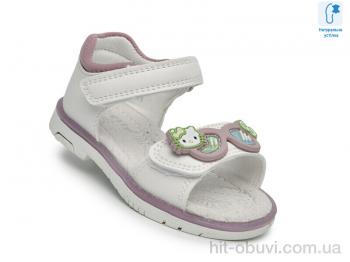 Босоніжки TOM.M F65108 білий-фіол.