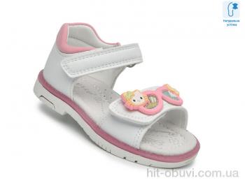 Босоніжки TOM.M F65108 білий-рожев.