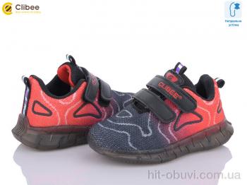 Кросівки Clibee F6 black-red