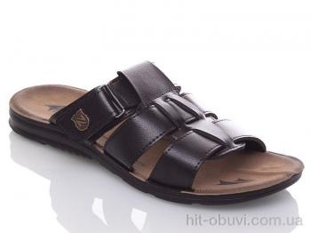 Шльопанці DeMur, MK2026-2-6850 black-brown