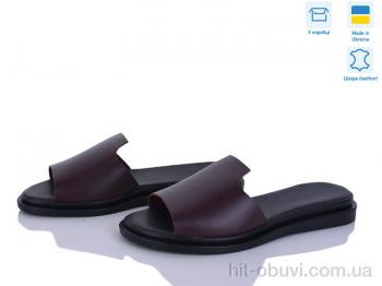 Шлепки A.Dama 195-4 бордо ш.