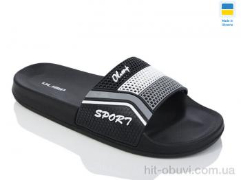 Шльопанці Lot Shoes, N231 чорний