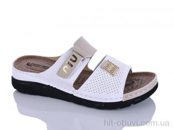 Шльопанці Sali-2 203-40 білий-беж к.