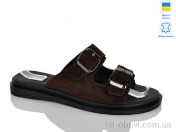 Шльопанці Sali 110 шоколад з.