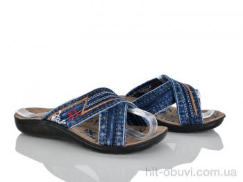 Шльопанці FG 002 синій