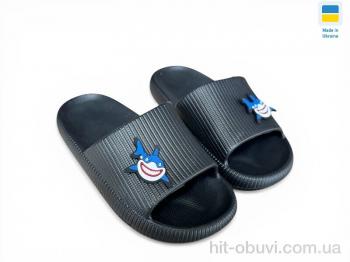 Шлепки Rai shoes 022 чорний