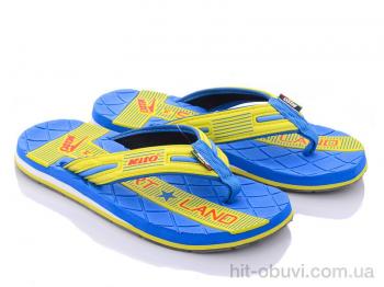 Шлепки Zelart EC4211 d.blue-yellow