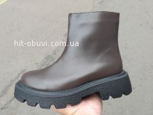 Черевики Garti 6725 корич замш байка