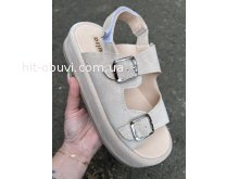 Босоніжки Louisa 307 сірий з.